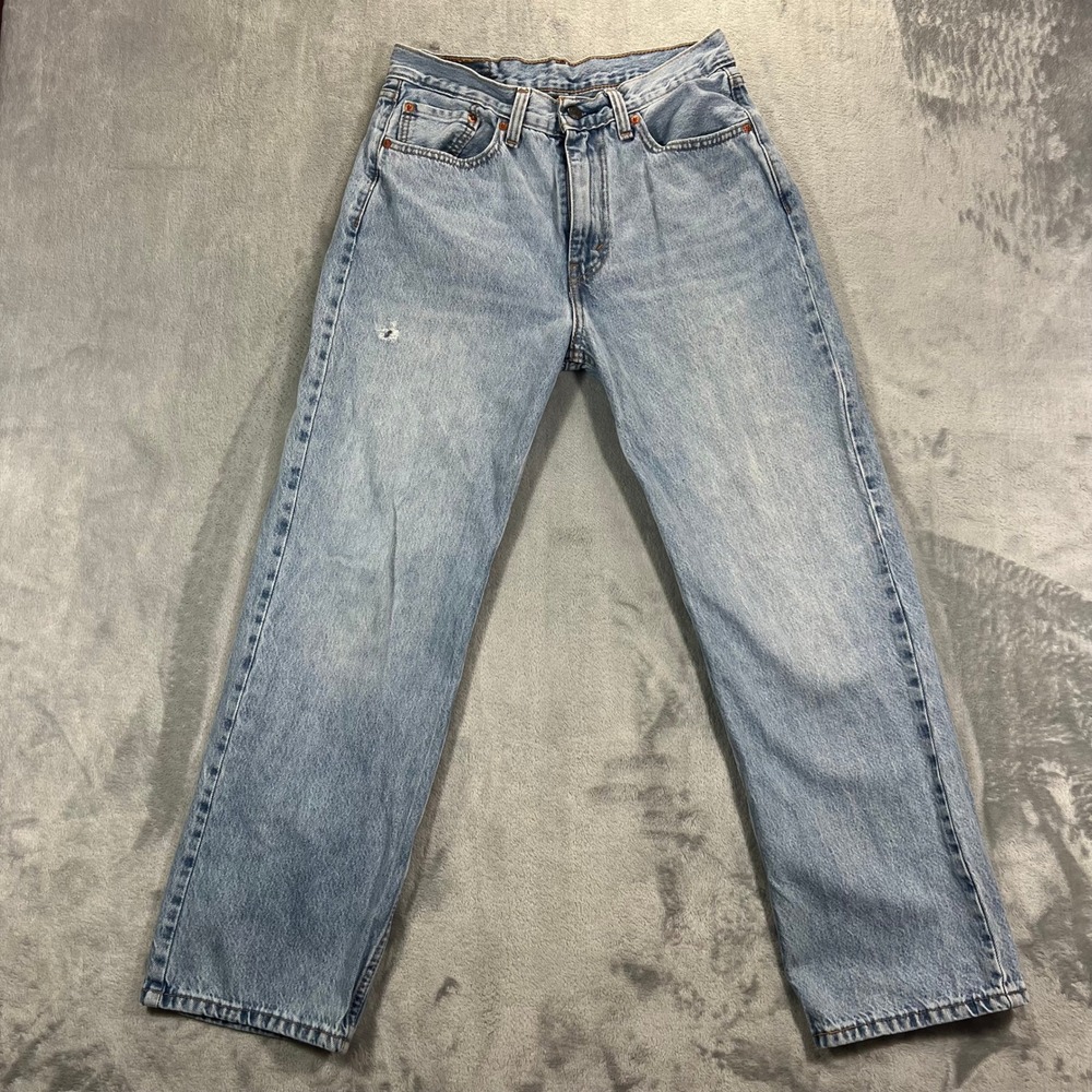 Levis 565 97 Loose Fit Straight Men 30x30 Light Wash Blue Cotton Jeans